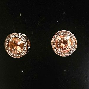 Rose Gold Studded Earrings